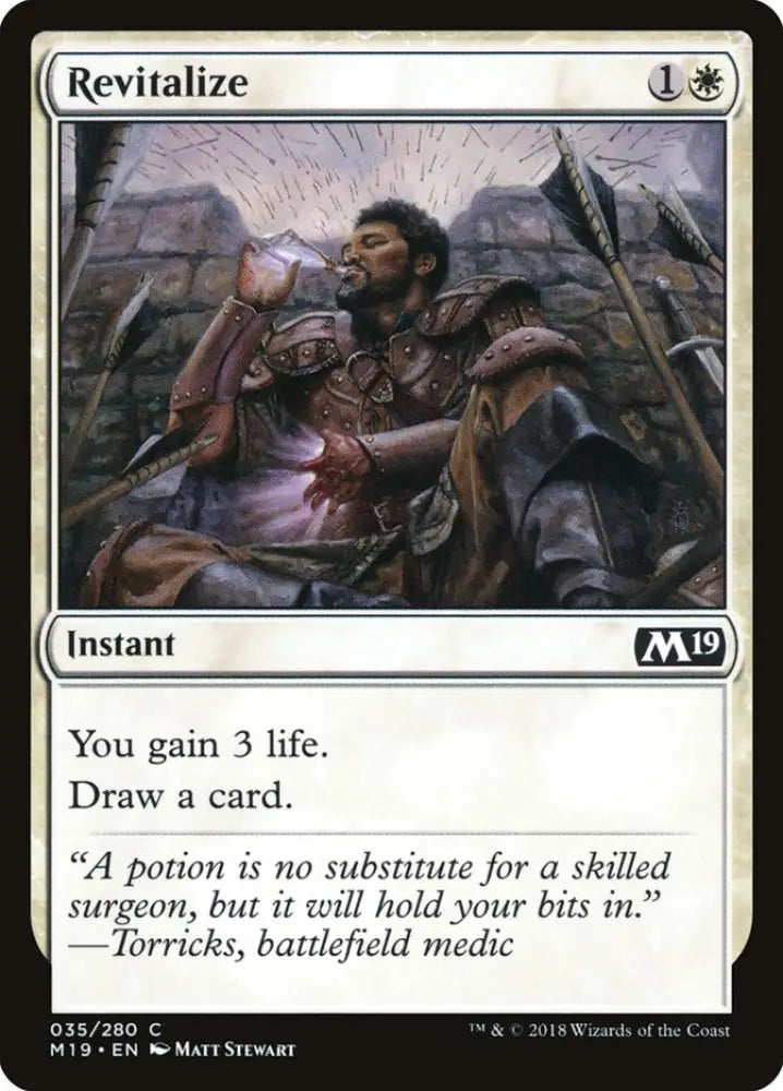 Revitalize [Core Set 2019] - MTG Single