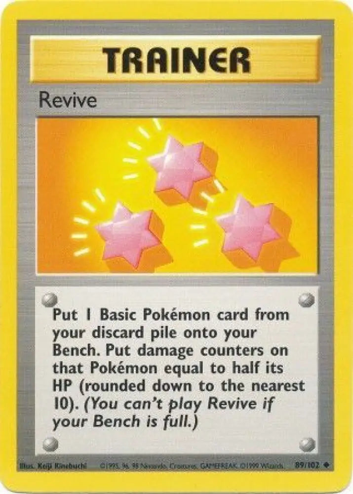 Revive (89/102) [Base Set Unlimited] - Pokemon Single