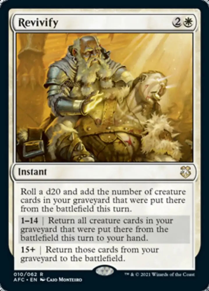 Revivify [Dungeons & Dragons: Adventures in the Forgotten Realms Commander] - MTG Single