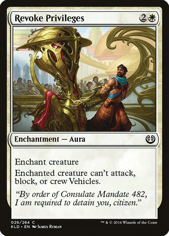 Revoke Privileges [Kaladesh] - MTG Single
