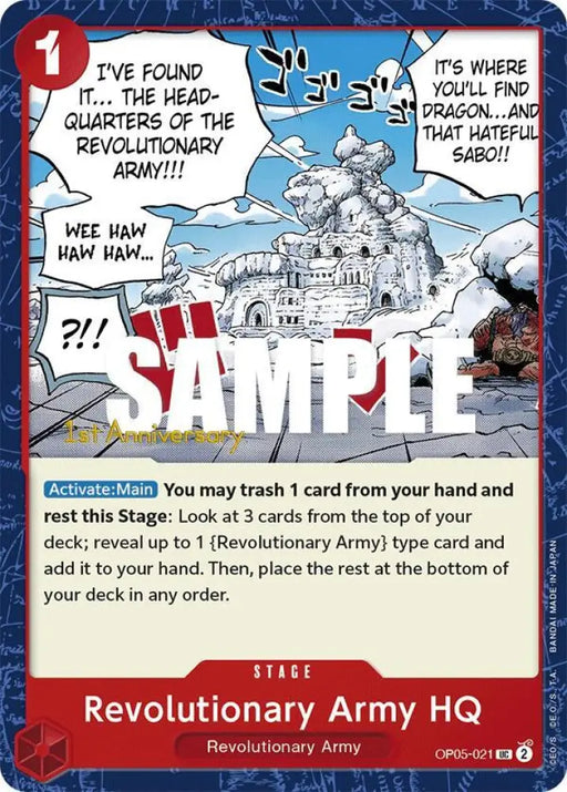 Revolutionary Army HQ (OP05-021) [Awakening of the New Era: 1st Anniversary Tournament Cards]