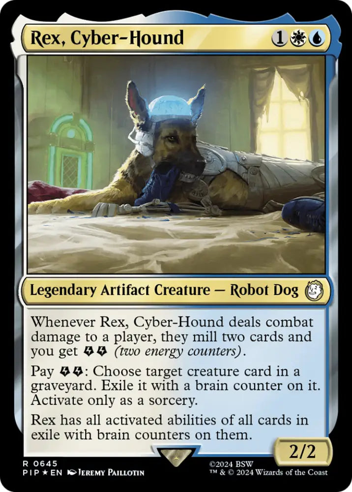 Rex Cyber-Hound (Surge Foil) [Fallout] - MTG Single