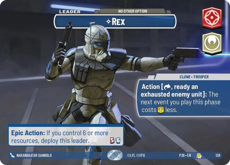 Rex - No Other Option (Prize Wall) (138) [Galactic Championship 2026]