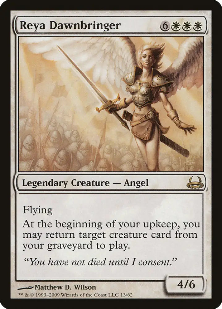 Reya Dawnbringer [Duel Decks: Divine vs. Demonic] - MTG Single