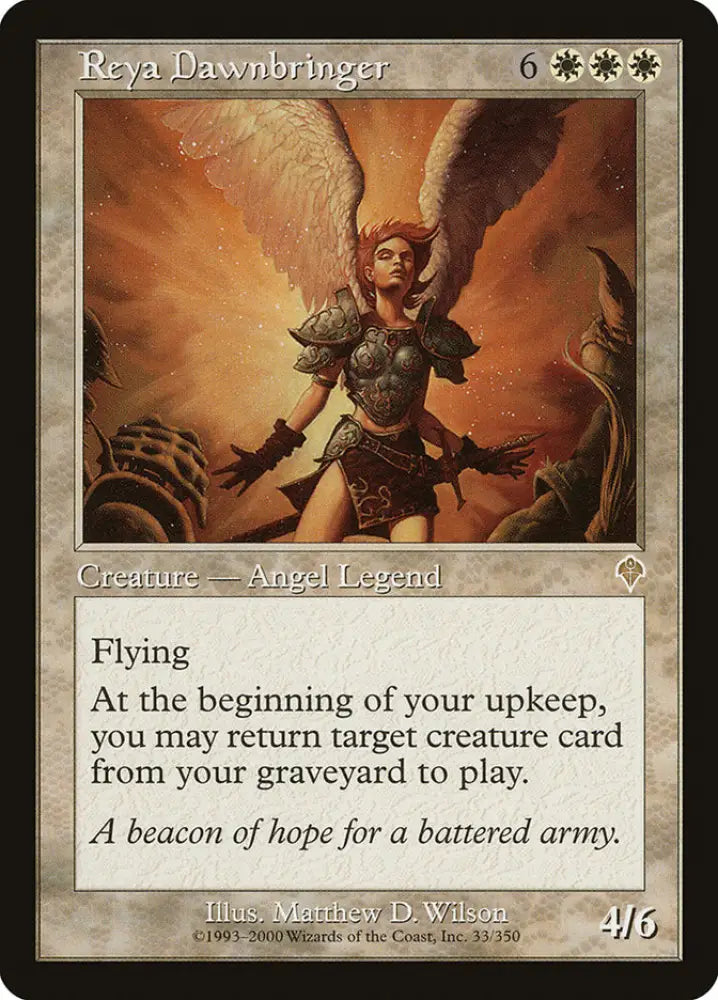 Reya Dawnbringer [Invasion] - MTG Single