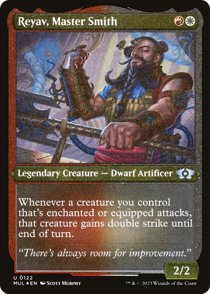 Reyav Master Smith (Foil Etched) [Multiverse Legends] - MTG Single