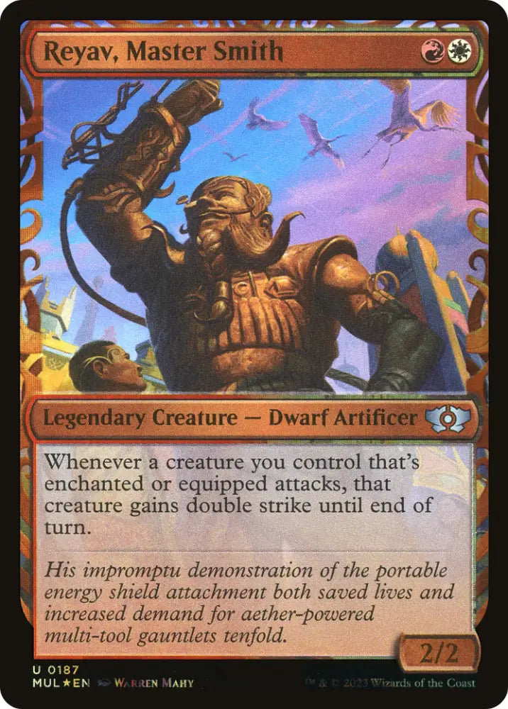 Reyav Master Smith (Halo Foil) [Multiverse Legends] - MTG Single