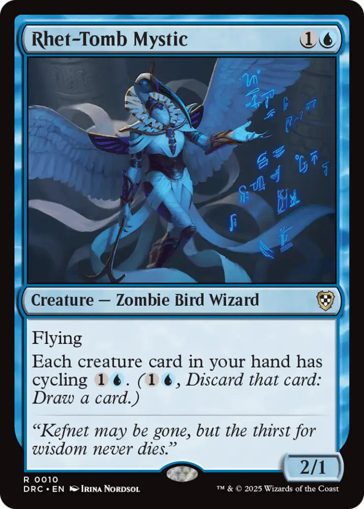 Rhet-Tomb Mystic [Aetherdrift Commander] - MTG Single