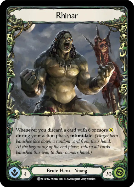 Rhinar // Dorinthea [Welcome to Rathe Unlimited] Unlimited Normal - Flesh And Blood Single