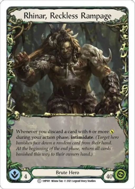 Rhinar Reckless Rampage [1HP001] (History Pack 1) - Flesh And Blood Single