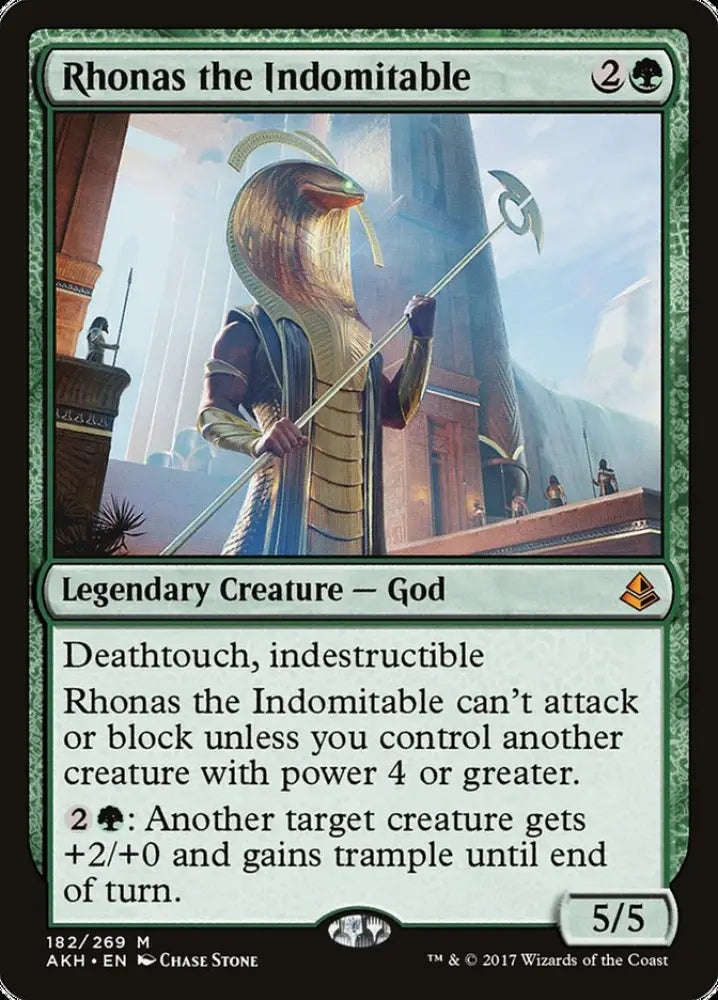 Rhonas the Indomitable [Amonkhet] - MTG Single