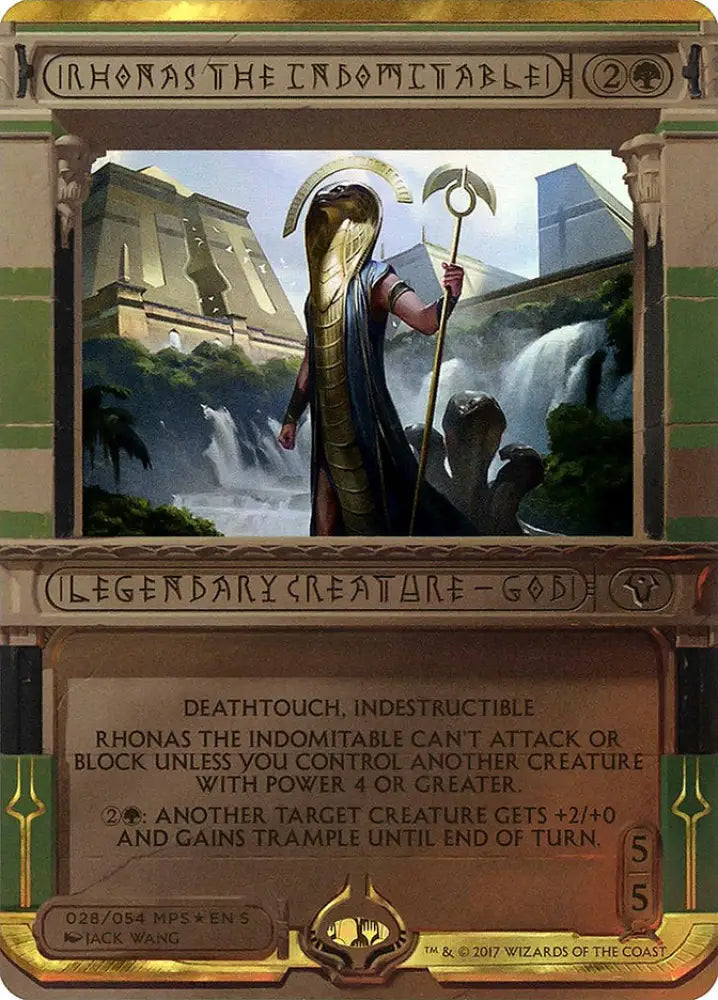 Rhonas the Indomitable (Invocation) [Amonkhet Invocations] - MTG Single