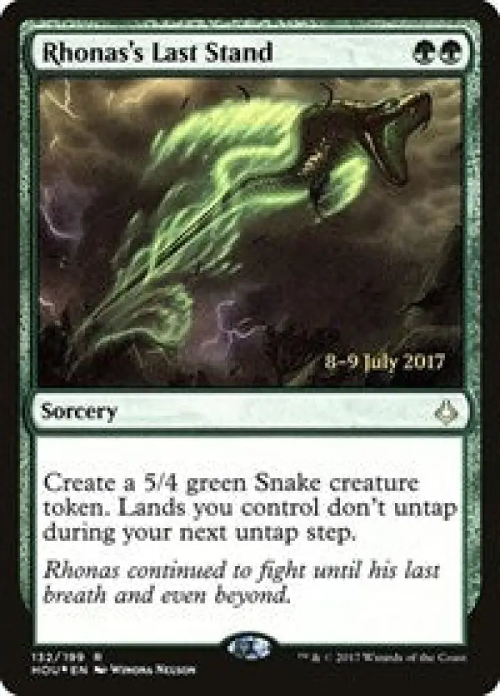 Rhonas's Last Stand (132) [Prerelease Cards]