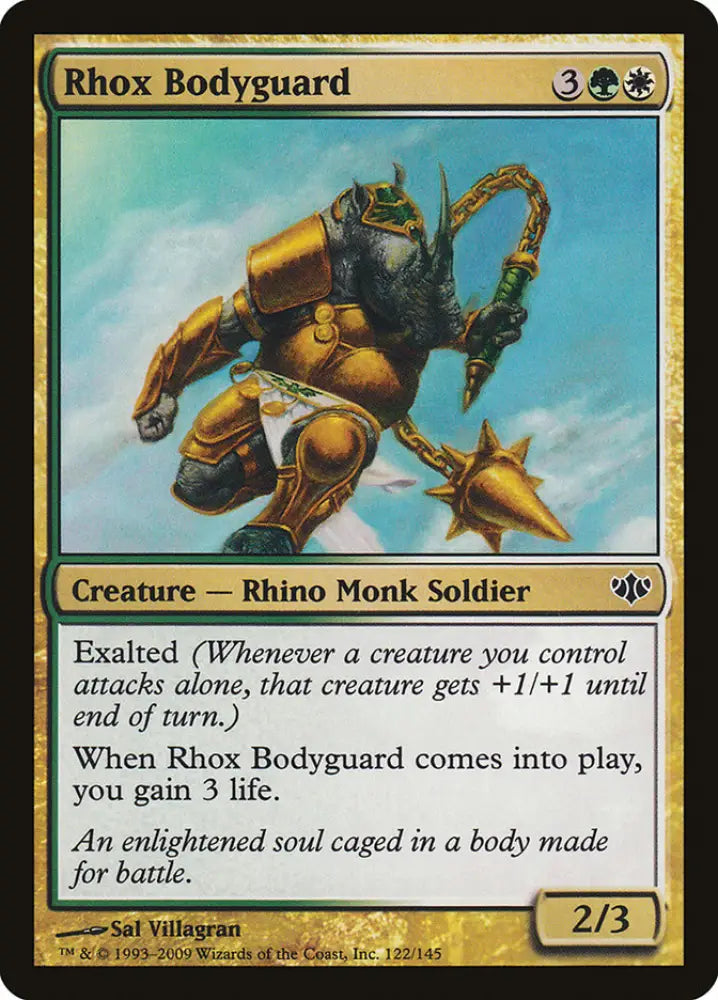 Rhox Bodyguard [Conflux] - MTG Single