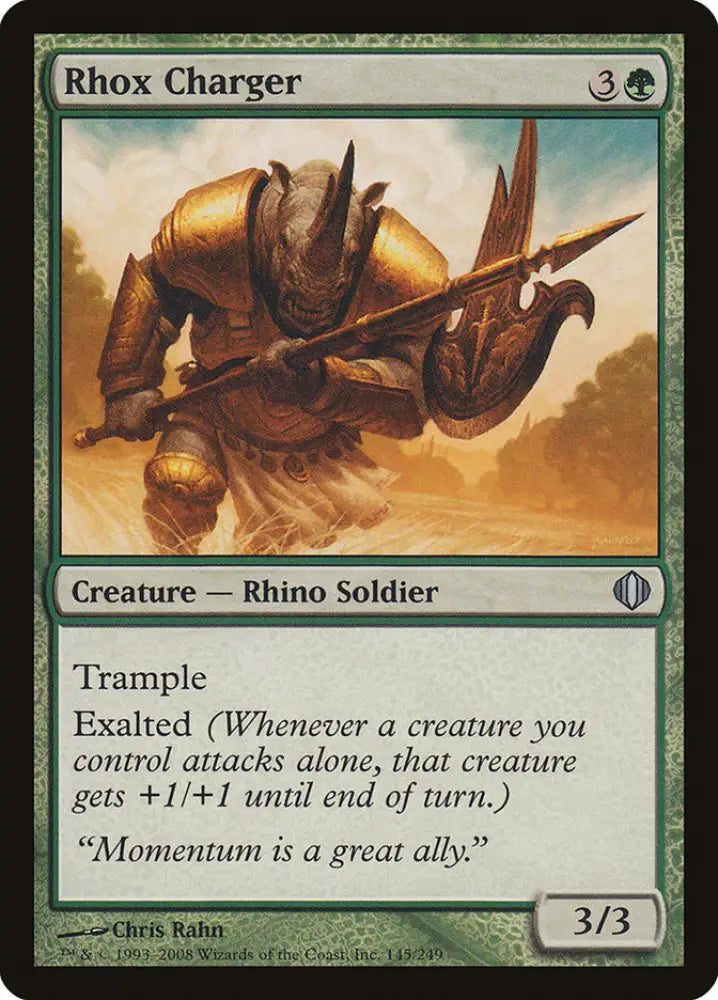 Rhox Charger [Shards of Alara] - MTG Single