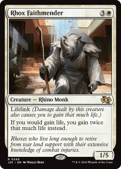 Rhox Faithmender [Foundations Jumpstart] - MTG Single