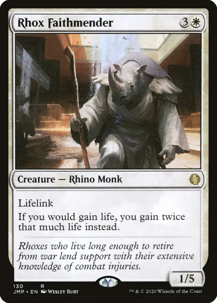 Rhox Faithmender [Jumpstart] - MTG Single