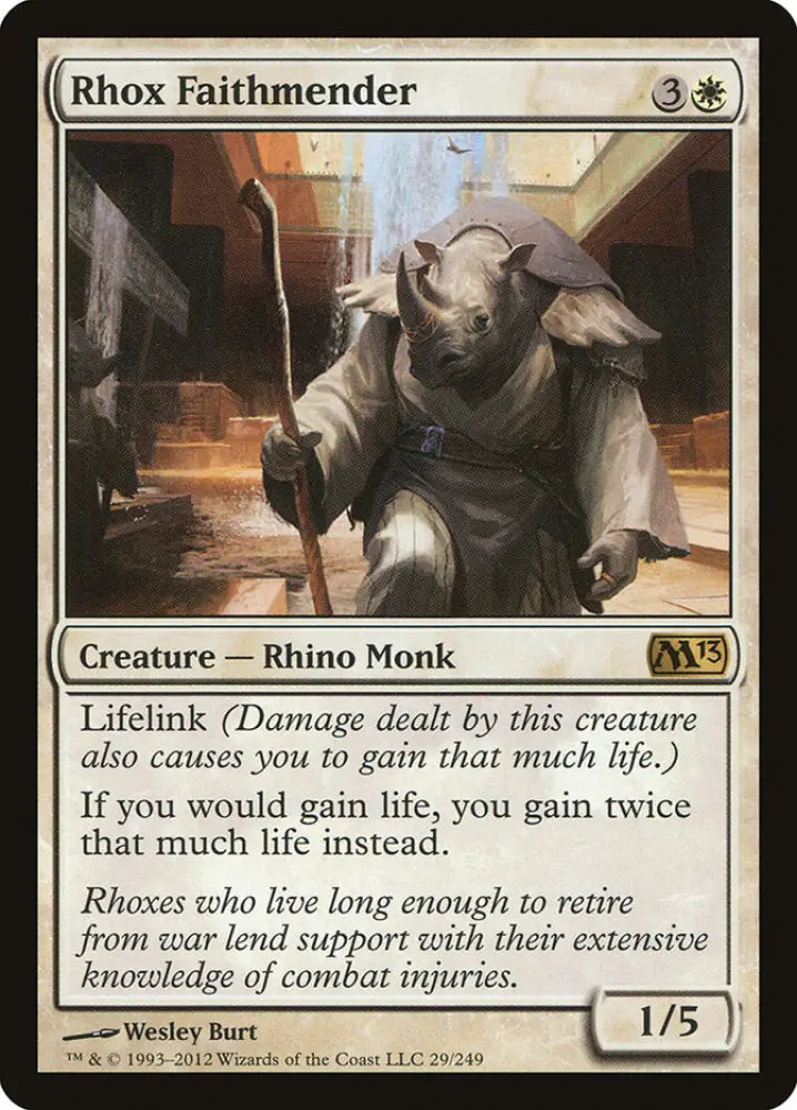 Rhox Faithmender [Magic 2013] - MTG Single