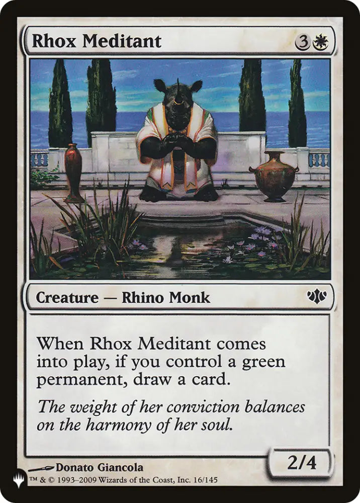 Rhox Meditant [The List] - MTG Single