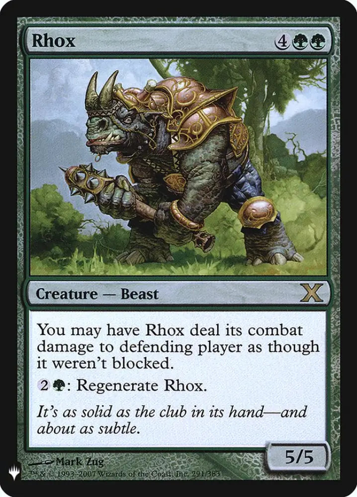 Rhox [Mystery Booster] - MTG Single