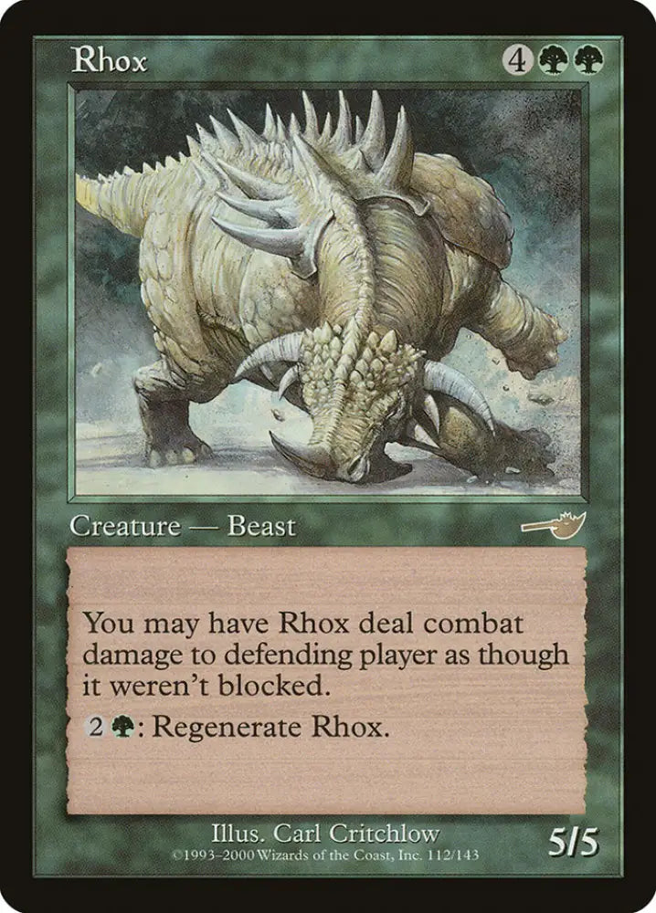 Rhox [Nemesis] - MTG Single