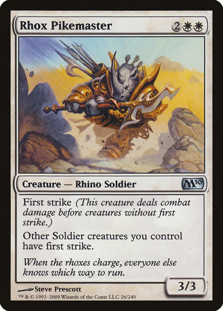 Rhox Pikemaster [Magic 2010] - MTG Single