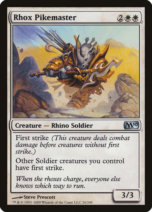 Rhox Pikemaster [Magic 2010] - MTG Single