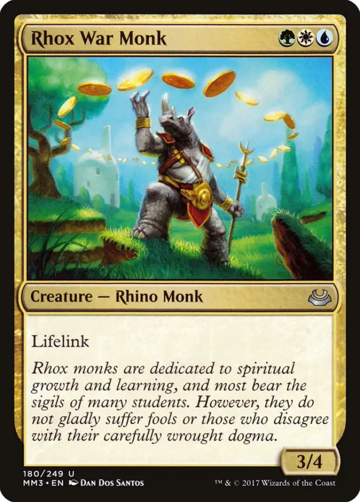 Rhox War Monk [Modern Masters 2017] - MTG Single