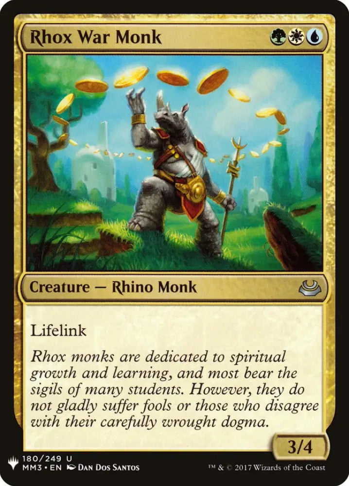 Rhox War Monk [Mystery Booster] - MTG Single