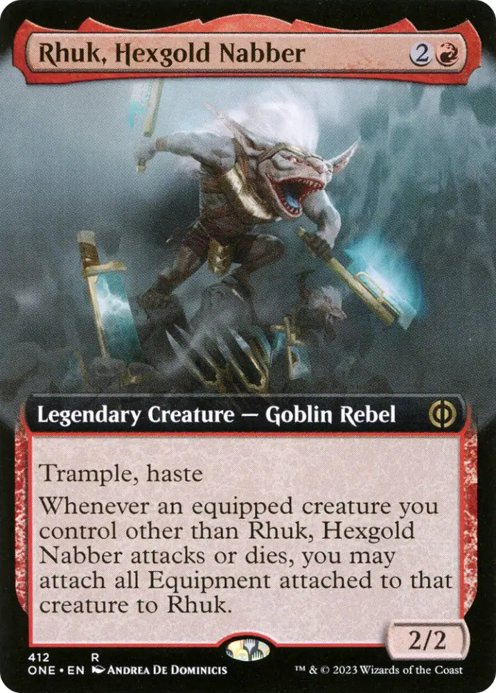 Rhuk Hexgold Nabber (Extended Art) [Phyrexia: All Will Be One] - MTG Single
