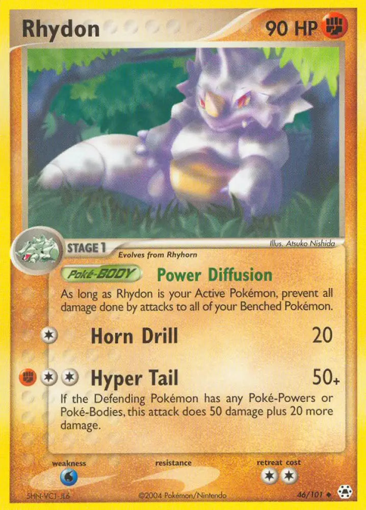 Rhydon (46/101) [EX: Hidden Legends] - Pokemon Single