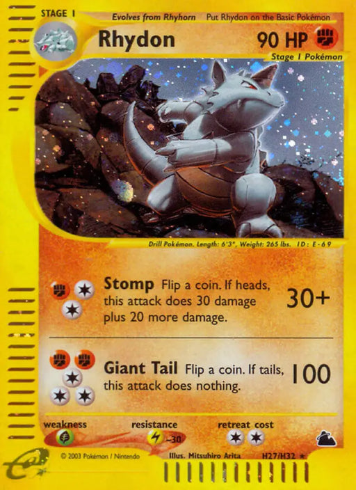 Rhydon (H27/H32) [Skyridge] - Pokemon Single