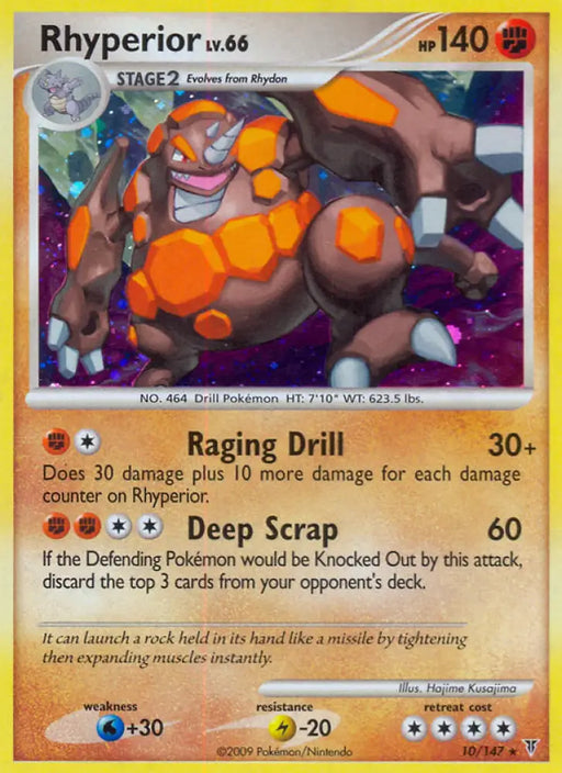 Rhyperior (10/147) [Platinum: Supreme Victors] - Pokemon Single