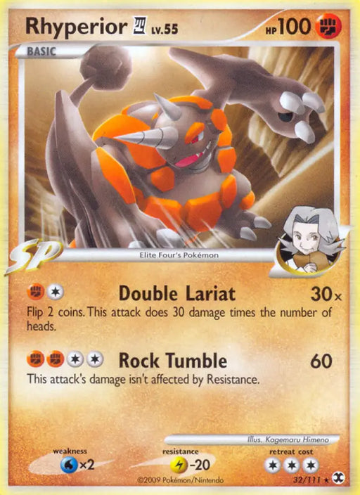 Rhyperior (32/111) [Platinum: Rising Rivals] - Pokemon Single