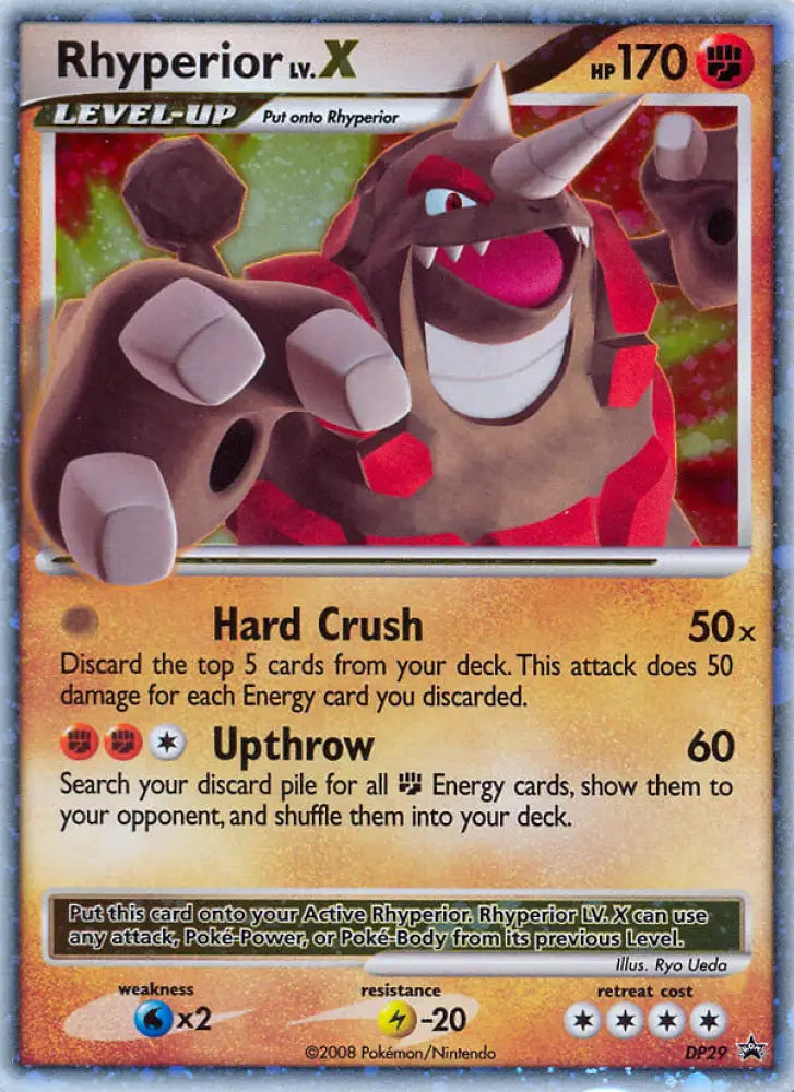 Rhyperior LV.X (DP29) [Diamond & Pearl: Black Star Promos] - Pokemon Single