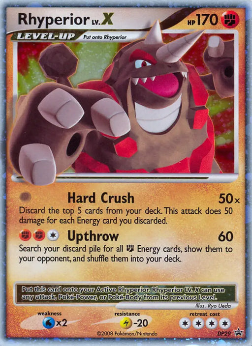 Rhyperior LV.X (DP29) [Diamond & Pearl: Black Star Promos] - Pokemon Single