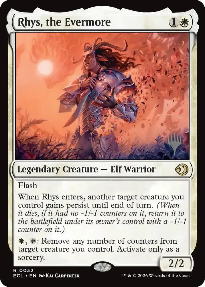 Rhys, the Evermore (32) [Lorwyn Eclipsed Promos]