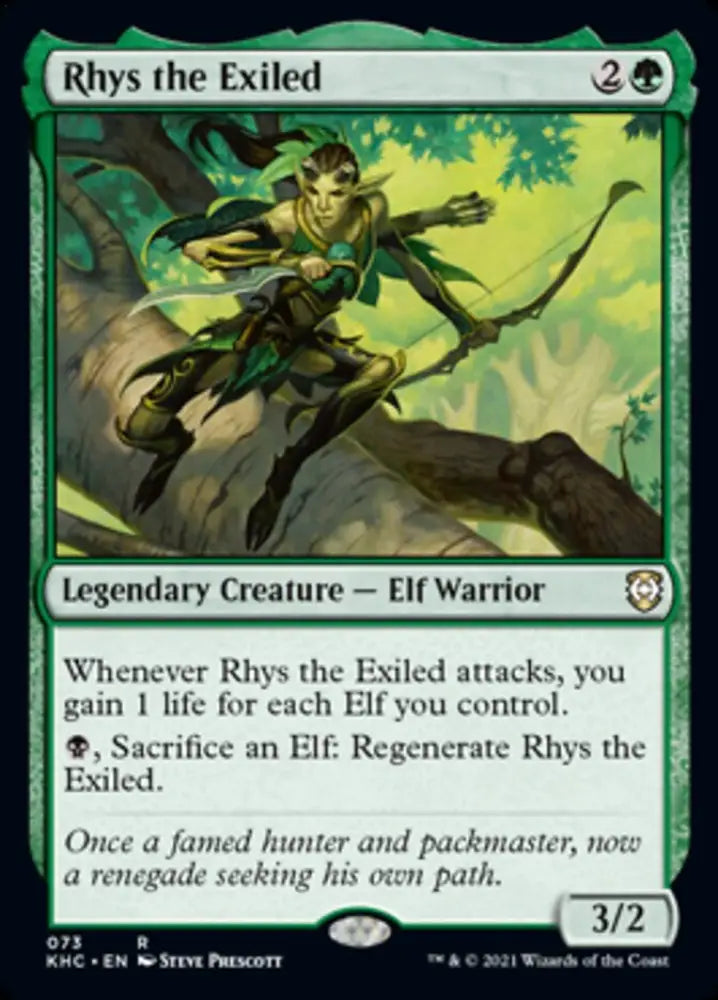 Rhys the Exiled [Kaldheim Commander] - MTG Single