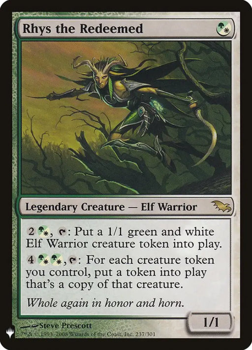 Rhys the Redeemed [Mystery Booster] - MTG Single