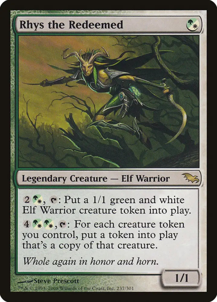 Rhys the Redeemed [Shadowmoor] - MTG Single