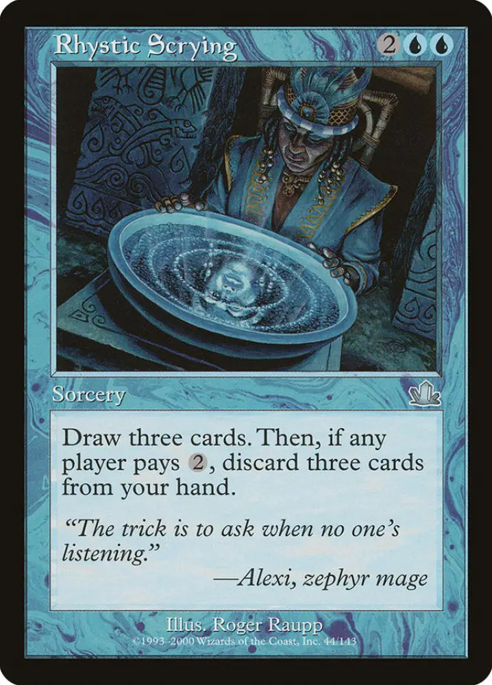 Rhystic Scrying [Prophecy] - MTG Single
