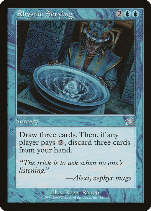 Rhystic Scrying [Prophecy] - MTG Single
