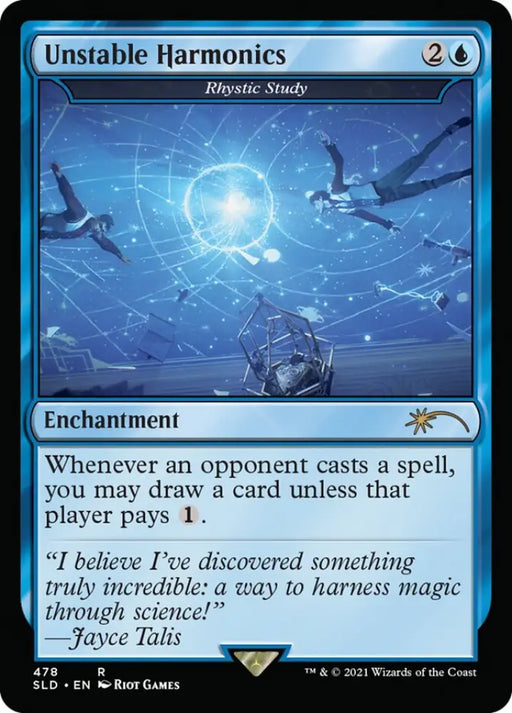 Rhystic Study - Unstable Harmonics [Secret Lair Drop Series] - MTG Single