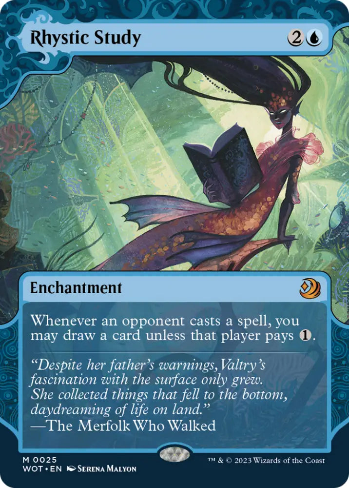 Rhystic Study [Wilds of Eldraine: Enchanting Tales] - MTG Single