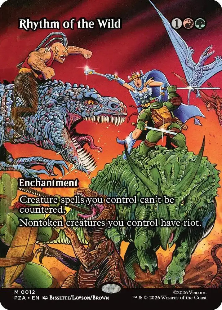 Rhythm of the Wild (Borderless) (12) [Teenage Mutant Ninja Turtles Eternal-Legal]