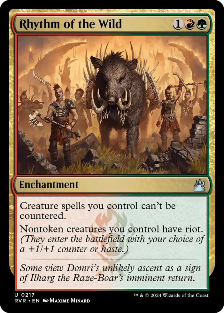 Rhythm of the Wild [Ravnica Remastered] - MTG Single