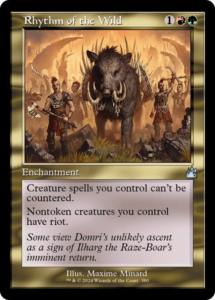 Rhythm of the Wild (Retro Frame) [Ravnica Remastered] - MTG Single