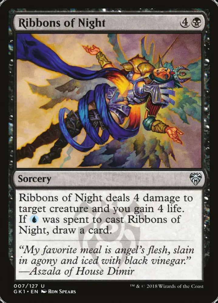 Ribbons of Night [Guilds of Ravnica Guild Kit] - MTG Single