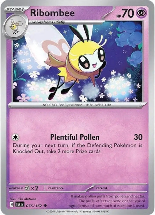 Ribombee (076/162) [Scarlet & Violet: Temporal Forces] - Pokemon Single