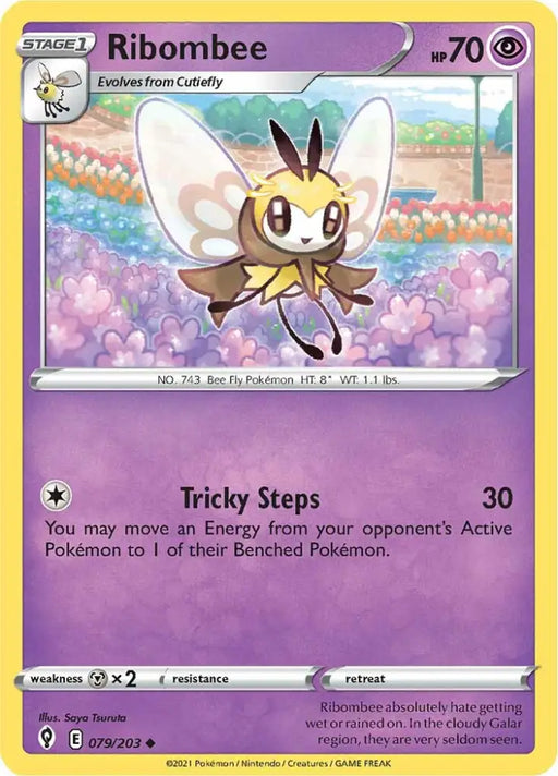 Ribombee (079/203) [Sword & Shield: Evolving Skies] - Pokemon Single